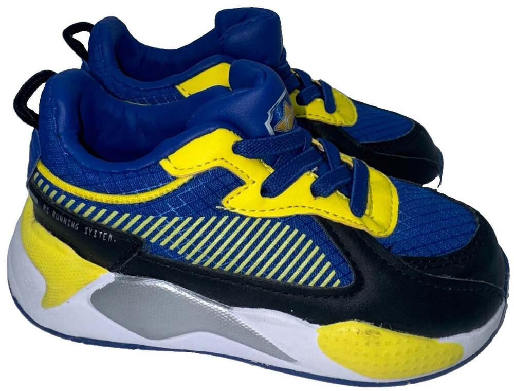 PUMA x Paw Patrol RS-X Chase Toddler Size 7C Blue Yellow Shoes 388493-01
